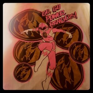 🦋Youth Pink power ranger shirt !